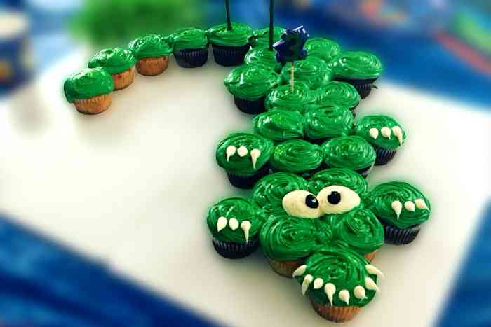 Alligator Cupcakes