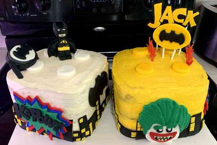 Lego Batman Two Layered Cake