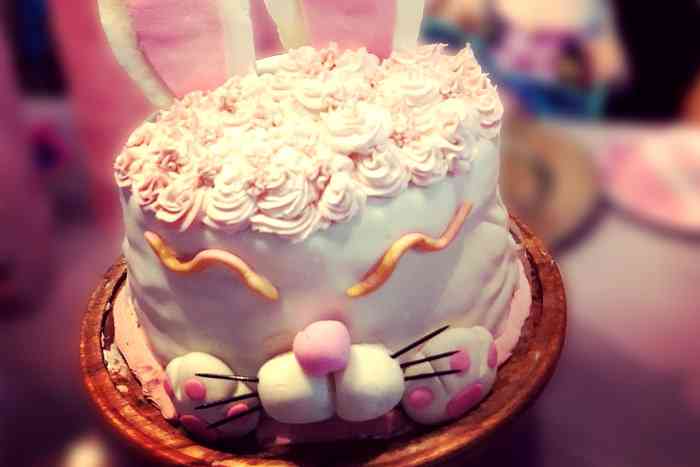 Pink Bunny Cake