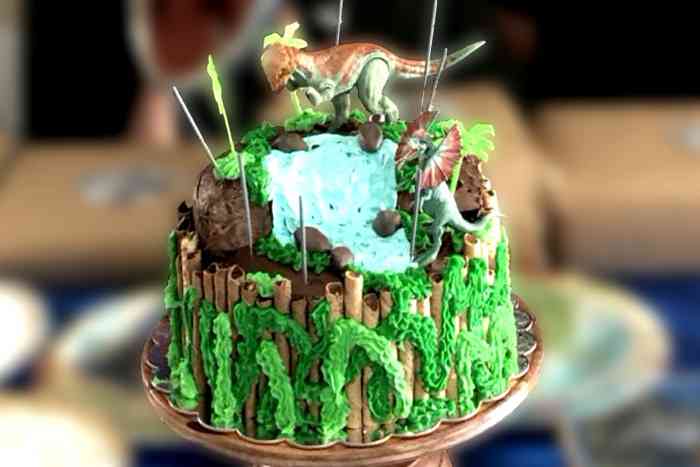 Jurassic Park Cake